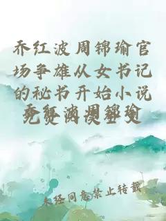 乔红波周锦瑜官场争雄从女书记的秘书开始小说免费阅读全文