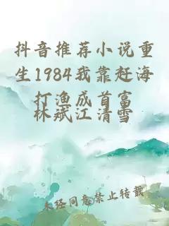 抖音推荐小说重生1984我靠赶海打渔成首富