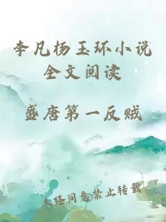 李凡杨玉环小说全文阅读