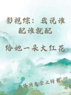 影视综：我说谁配谁就配