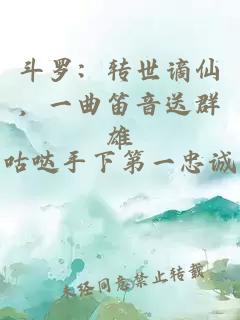 斗罗：转世谪仙，一曲笛音送群雄