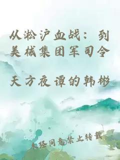 从淞沪血战:到美械集团军司令